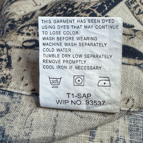 VTG Woolrich Shirt 2XL Mens Outdoor Fish Print Retro - Picture 9 of 10